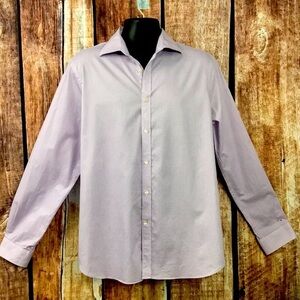 Michael Kors Mens Long Sleeved SlimFit Dress Shirt 16 1/2(L)